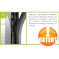 Ворота Alutech Classic пружины растяжения
