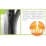 Ворота Alutech Classic пружины растяжения