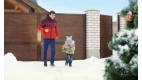 Алюминиевые распашные ворота ADS400