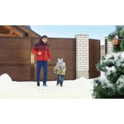 Алюминиевые распашные ворота ADS400