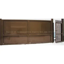 Алюминиевые распашные ворота ADS400
