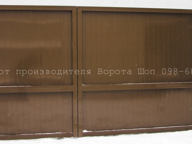 Алюминиевые распашные ворота ADS400