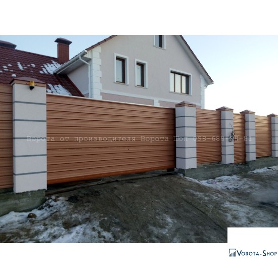 Откатные ворота сдвижные, купить, цена Киев и область