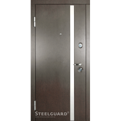 Двері Steelguard AV-1 Венге тем./біл.