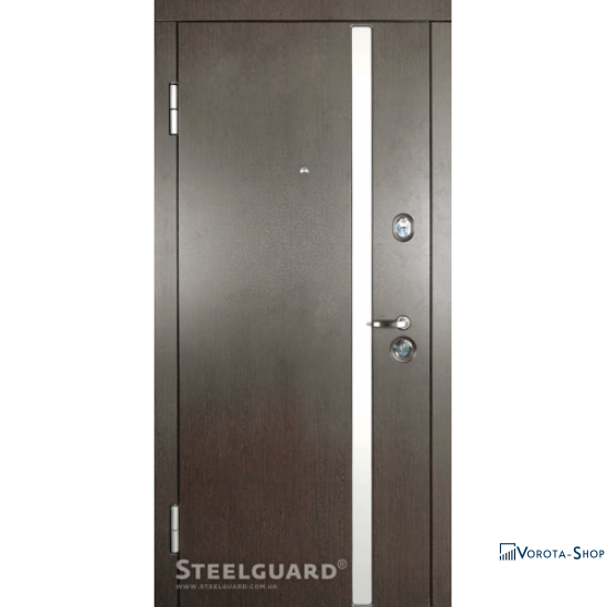 Двері Steelguard AV-1 Венге тем./біл.