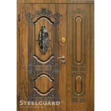 Двери Steelguard Sangria big glass