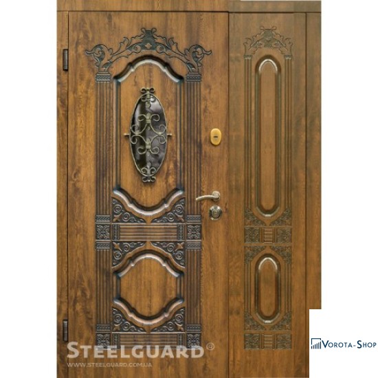 Двері Steelguard Sangria big glass