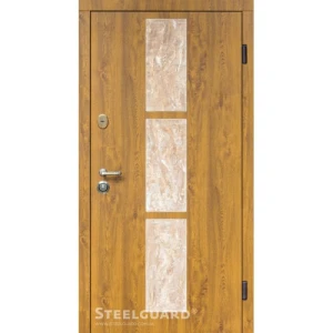 Двери Steelguard Stone-V golden oak