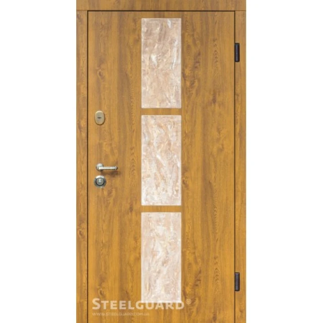 Двері Steelguard Stone-V golden oak
