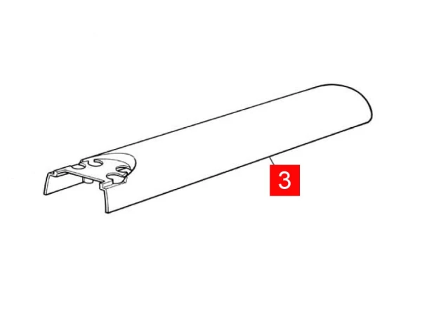 Корпус MOBY4, WINGO4 передний верхний (BMGWAAR02.45673)