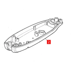 Корпус MB задній нижній (BMGMOPBR01.45673)