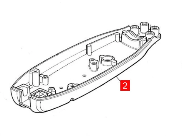 Корпус MB задній нижній (BMGMOPBR01.45673)