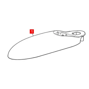 Корпус MB задний верхний (BMGMOPAR01.45673)