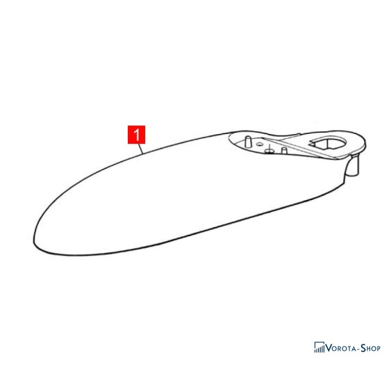 Корпус MB задній верхній (BMGMOPAR01.45673)