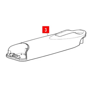 Корпус WINGO230V задний верхний (BMGWPAR02.45673)