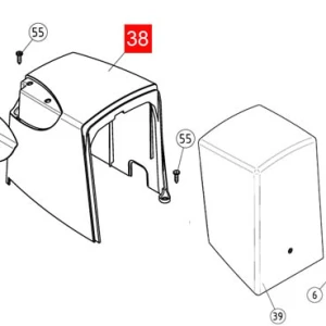 Кришка передня частина RB350 (PPD0892А.4540)