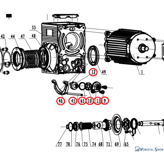 KGT3-50\6-50 Вузол розблокування