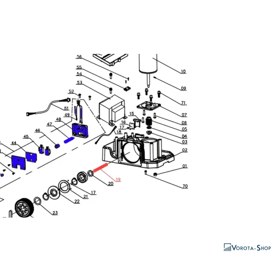 BOXER 500.19 Палець розблокування