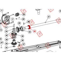 Гайка конусної шестерні WINGO/TOONA M25x1.5 (D32.5102)