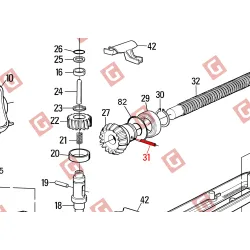Штифт(палець) WG/MB/TO/TOO 5×24 (PMCS53.4630)