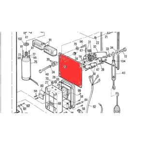 Пластина кріплення редуктора Wil (PMD0046.4610)