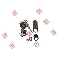 RL659 Серцевина замка+2ключі (довгий + короткий язичок)