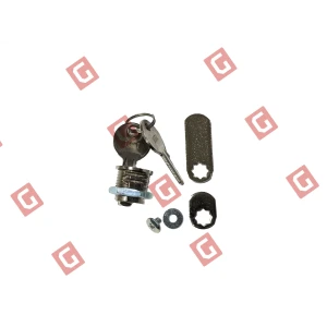 RL659 Серцевина замка+2ключі (довгий + короткий язичок)