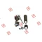 RL659 Серцевина замка+2ключі (довгий + короткий язичок)