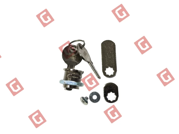 RL659 Серцевина замка+2ключі (довгий + короткий язичок)