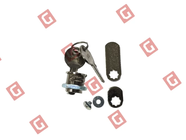 RL659 Серцевина замка+2ключі (довгий + короткий язичок)