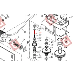 RS178 Палець розблокування R23