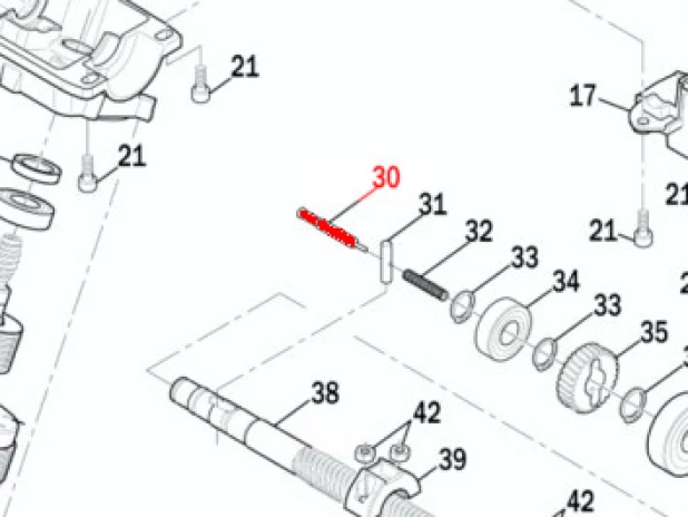 RS512 Штифт(палець) розблокування 7*54 [R20.32]