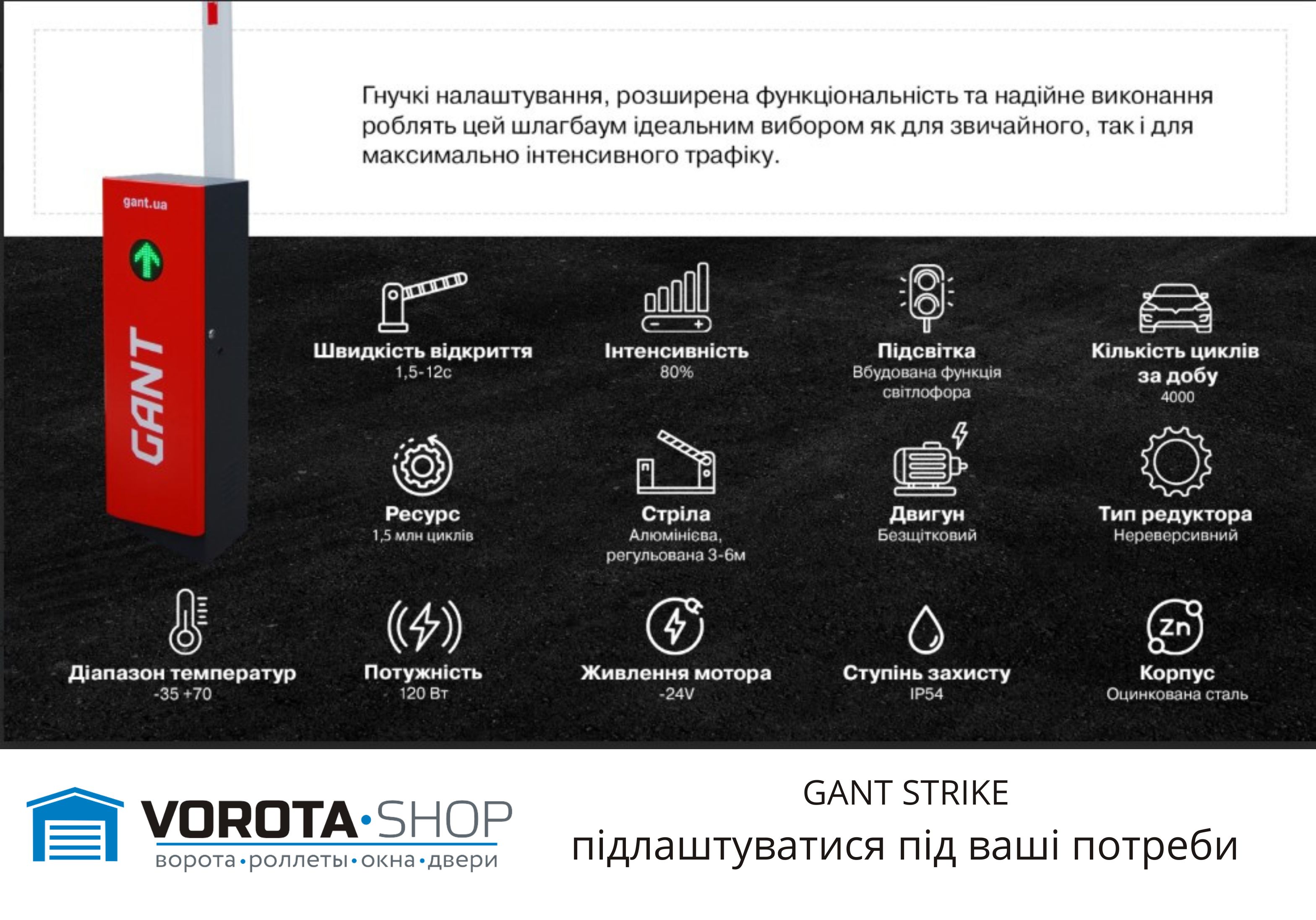 GANT STRIKE підлаштуватися під ваші потреби